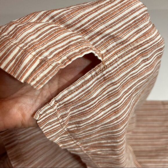 Columbia Short Sleeve Striped Button Down Shirt - Picture 8 of 15